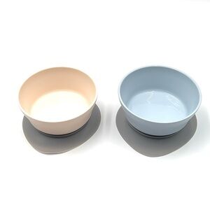 Miniware Baby Toddler Cereal Bowl Set of 2 Detachable Suction - Eco Friendly
